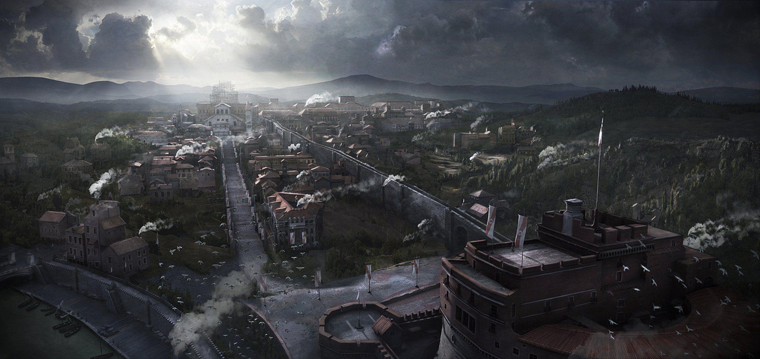 assassin’s creed ii rome italy town vatican city HD wallpapers