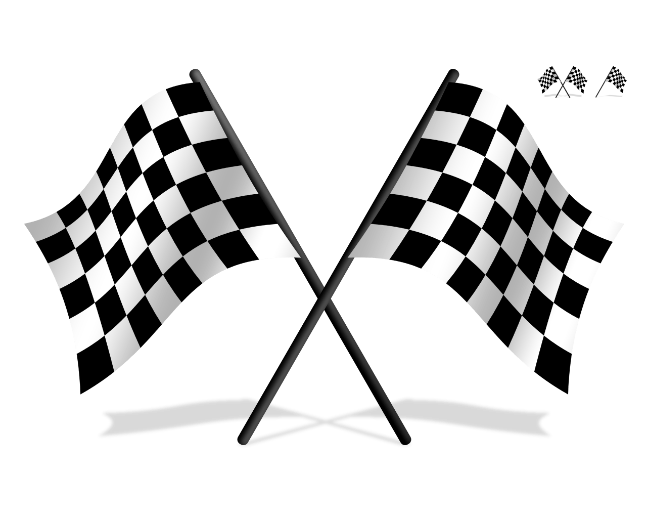 Checkered Drawing Racing Flag Transparent & Clipart Free