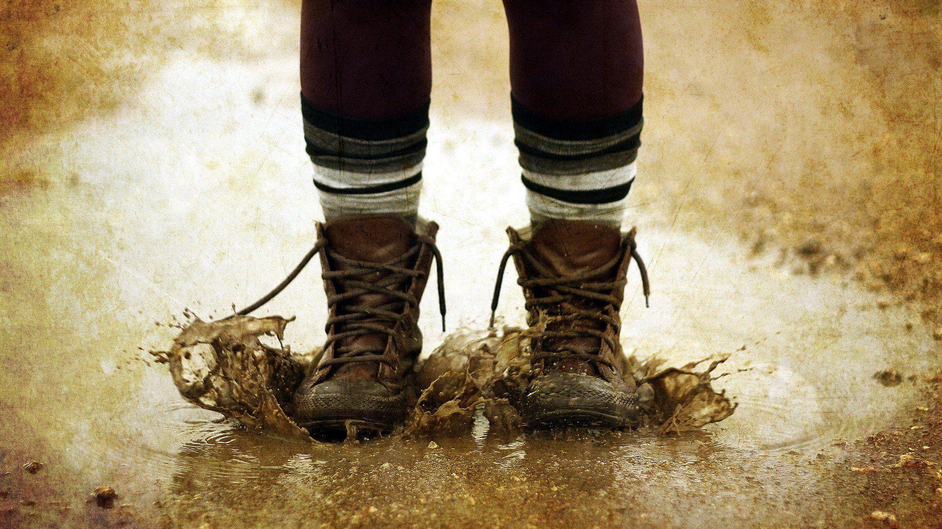 Boots autumn mud wallpapers