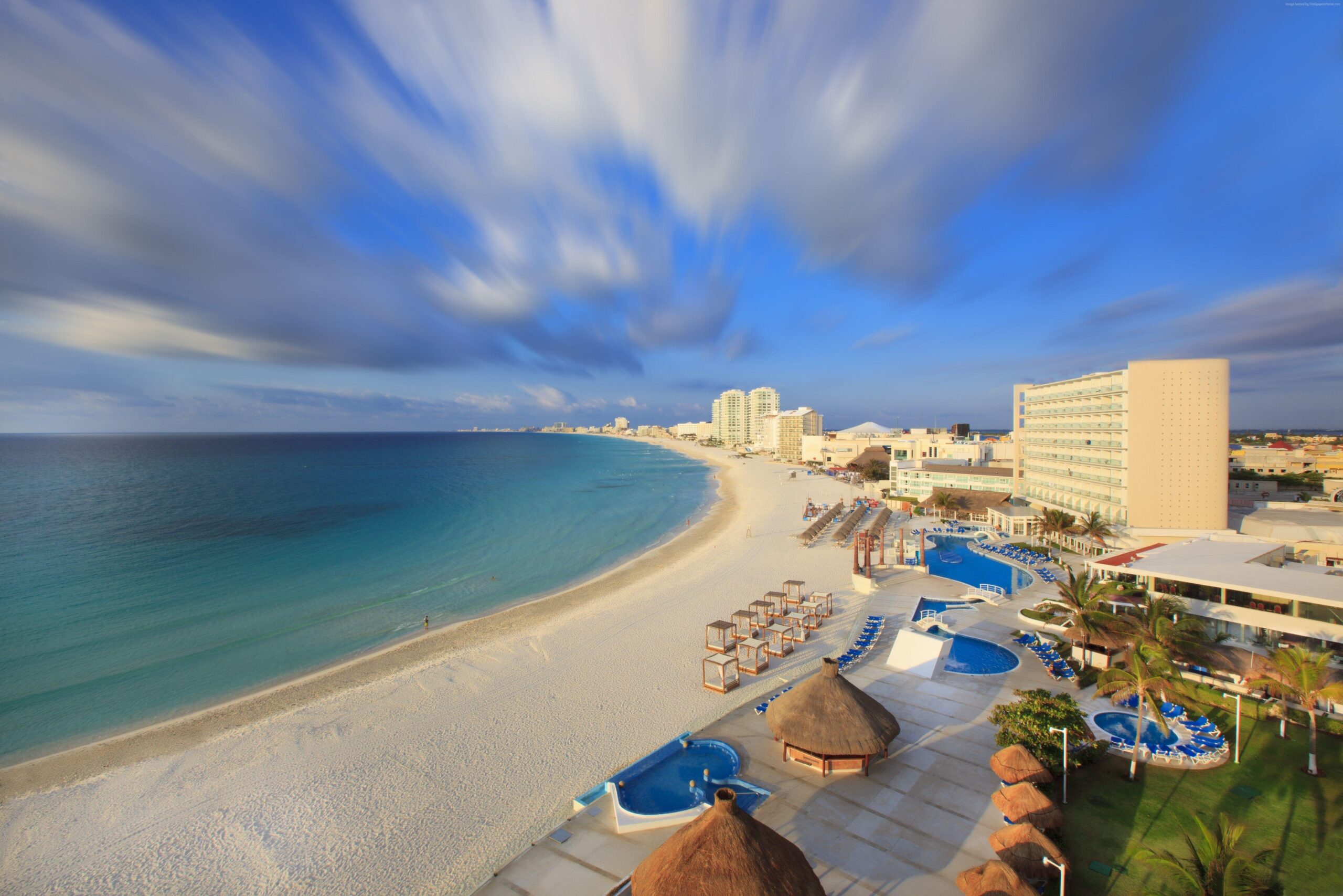 Wallpapers Cancun, Mexico, Best beaches of 2017, tourism, travel