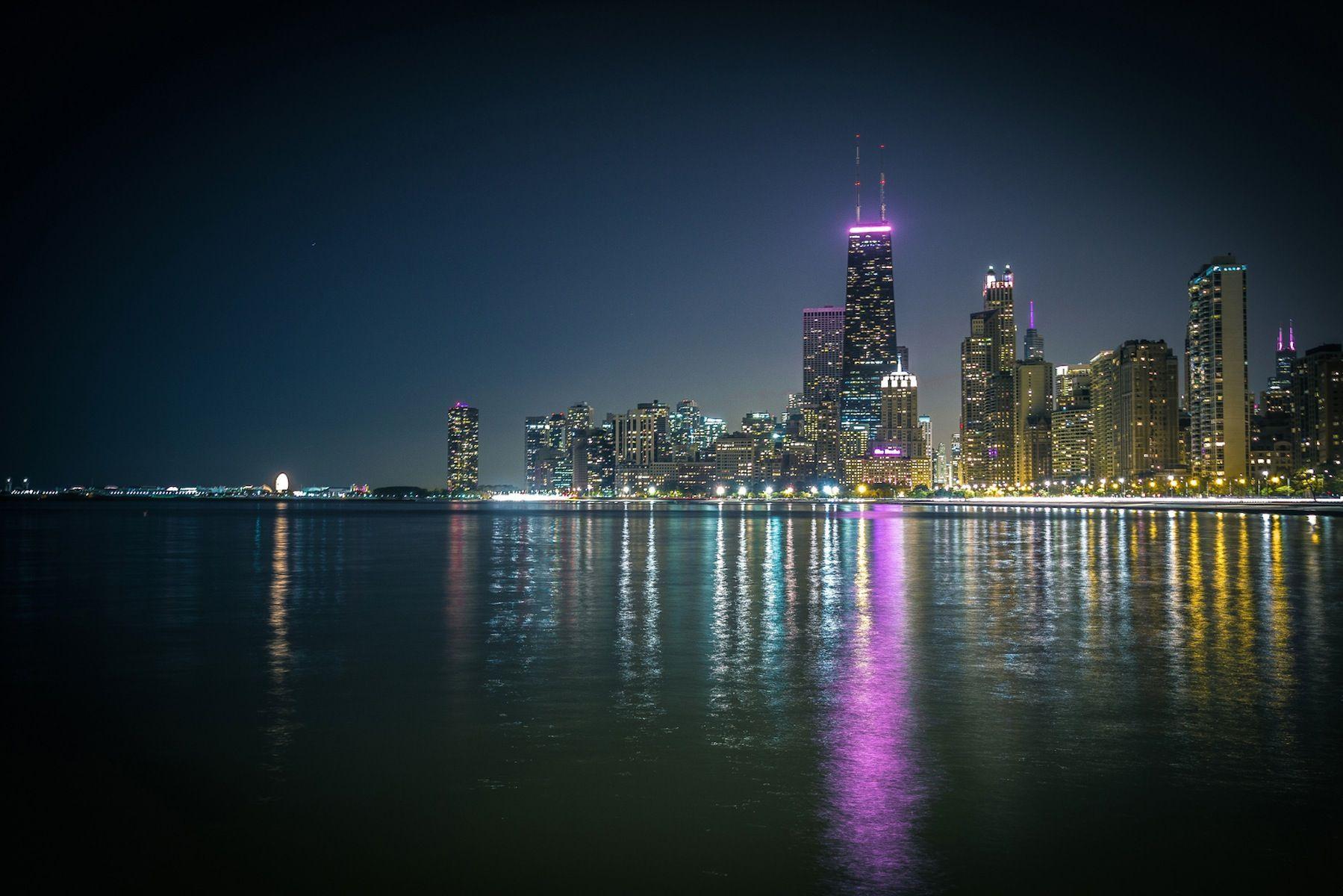 Night City Of Chicago HD Wallpapers