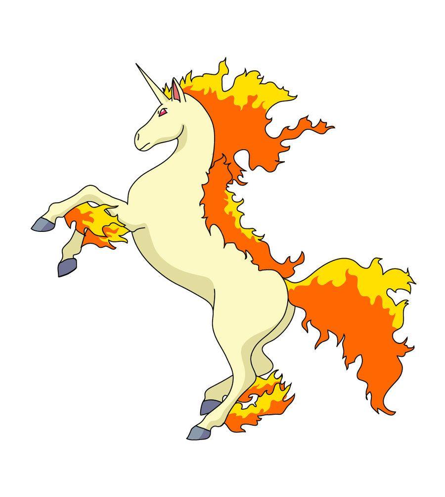 Rapidash Vector by akuinnen24