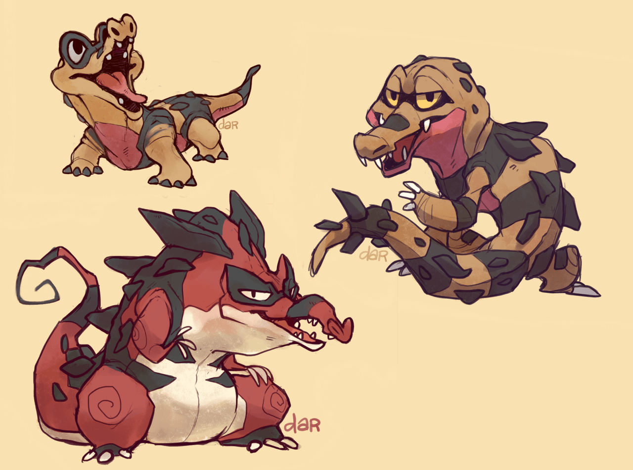 Sandile, Krokorok, and Krookodile