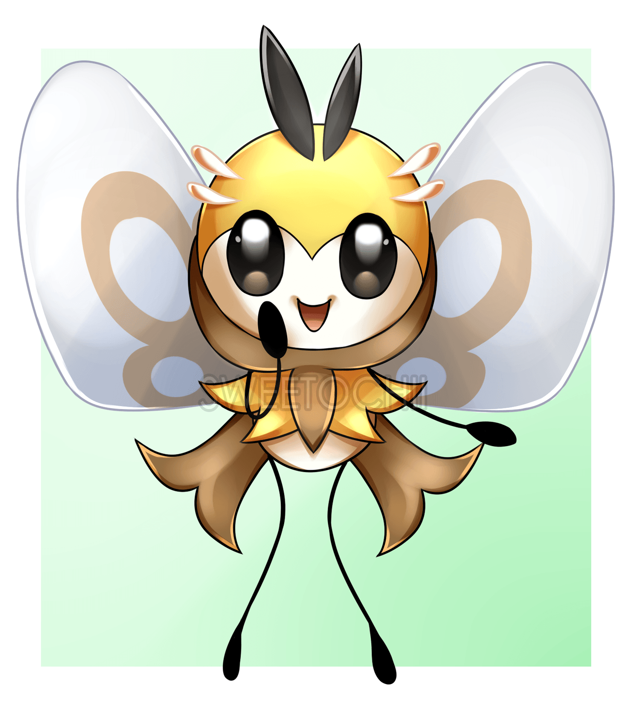 F] Ribombee by Sweetochii