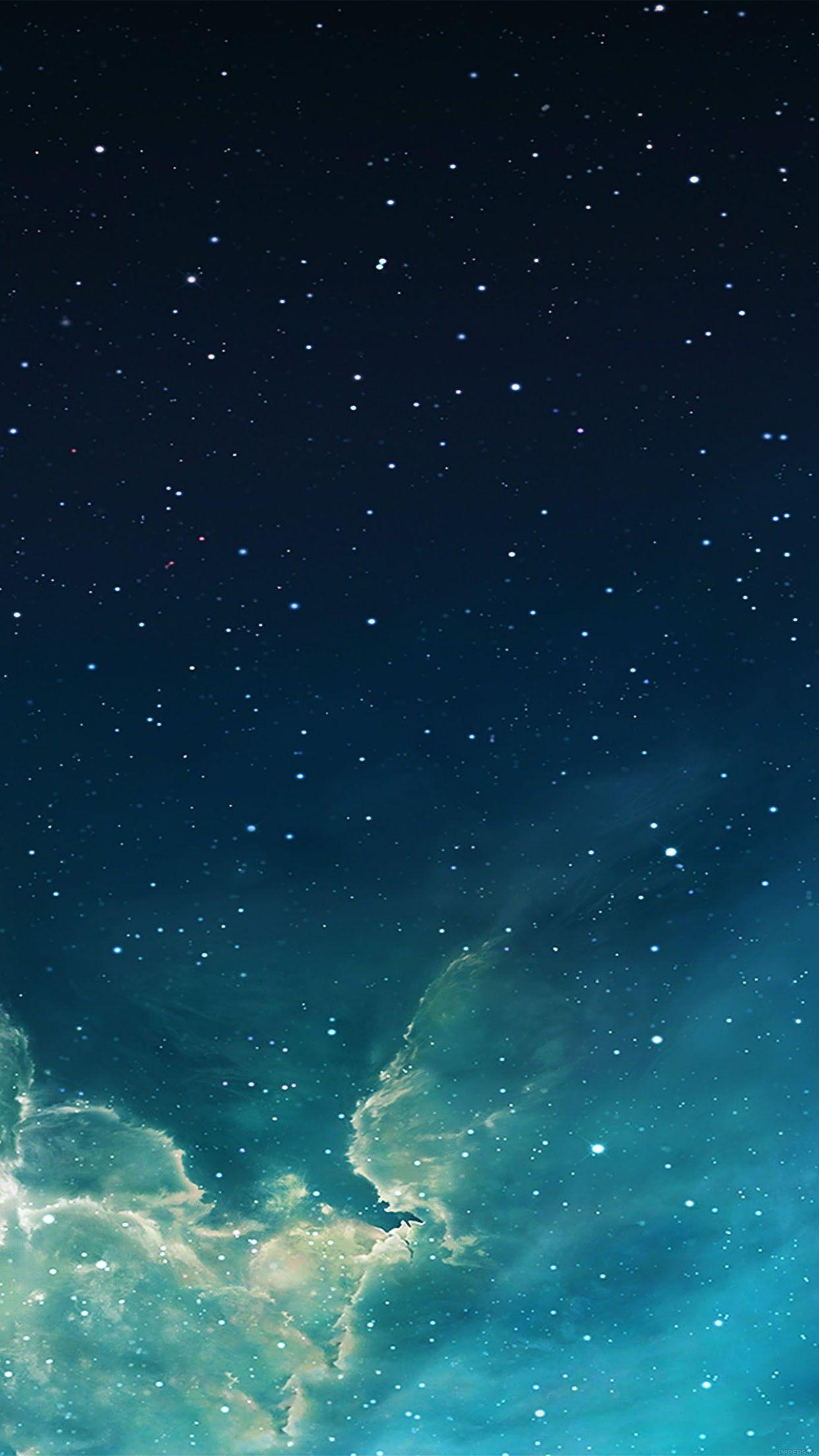 wallpapers galaxy blue 7 starry star sky iphone 6 plus wallpapers