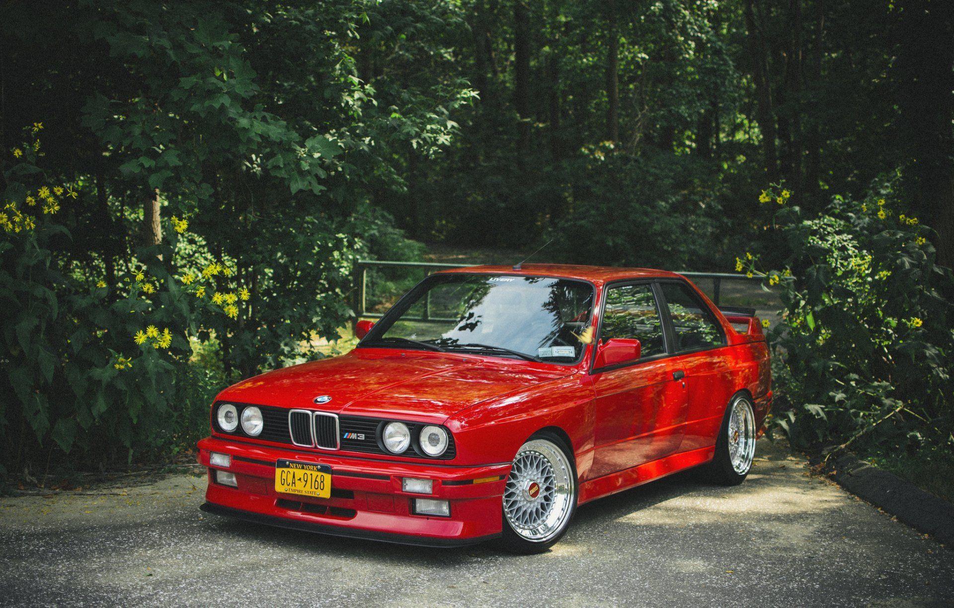 bmw e30 m3 red tuning bmw m3 red HD wallpapers