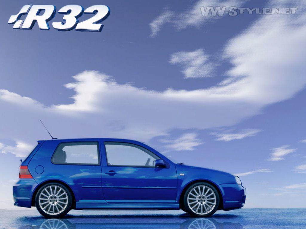 Volkswagen Golf R32 Blue wallpapers – wallpapers free download