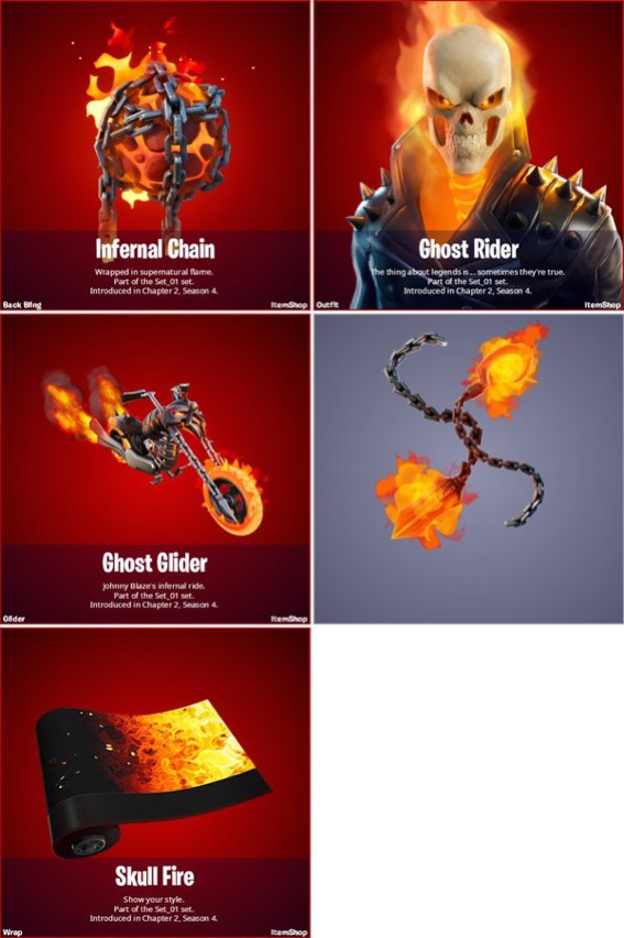 Ghost Rider Fortnite wallpapers