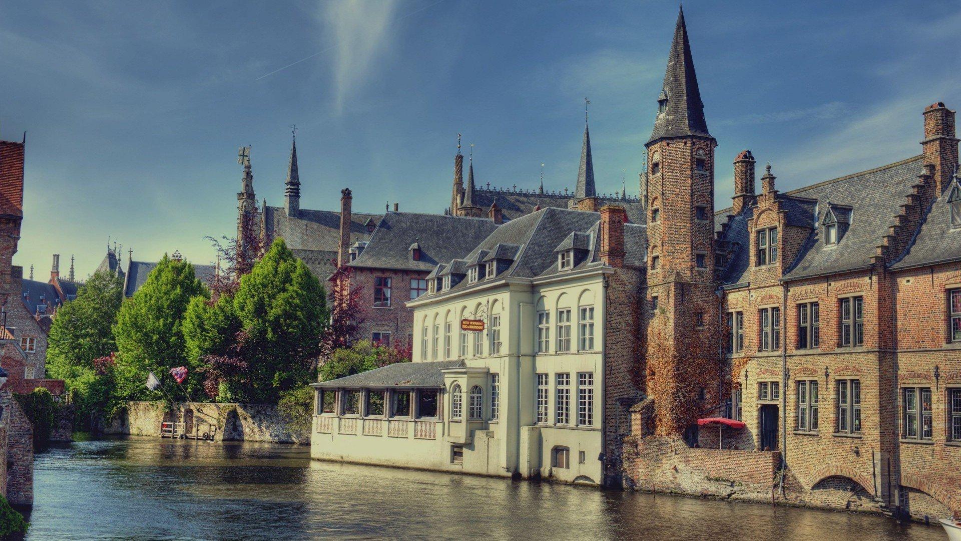 architecture, Building, Bruges, Belgium, Town, Old building, House