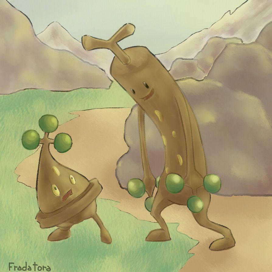 Sudowoodo and Bonsly by Fravitora