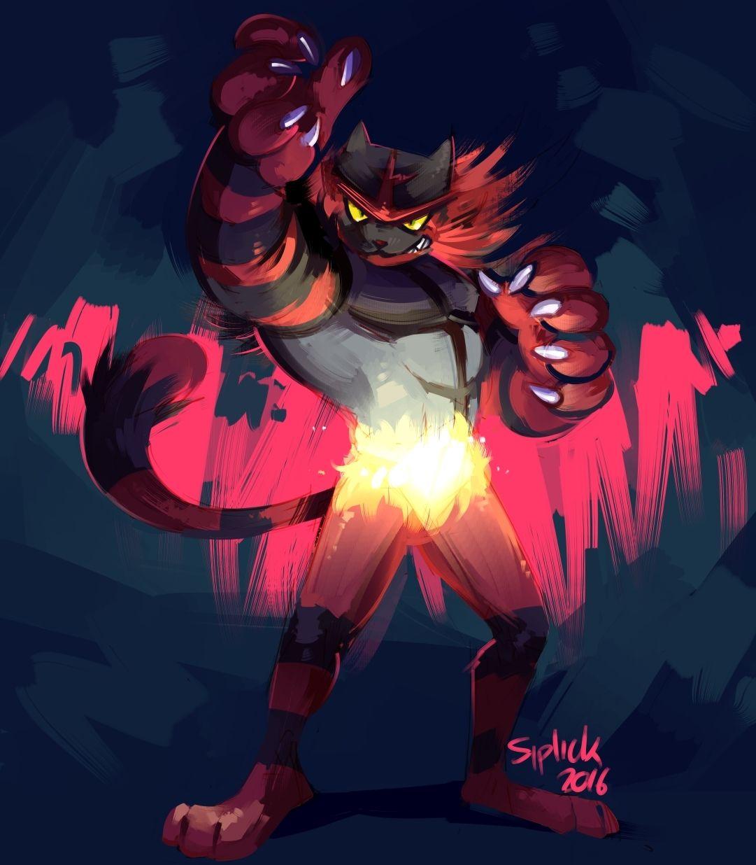 Incineroar by siplick