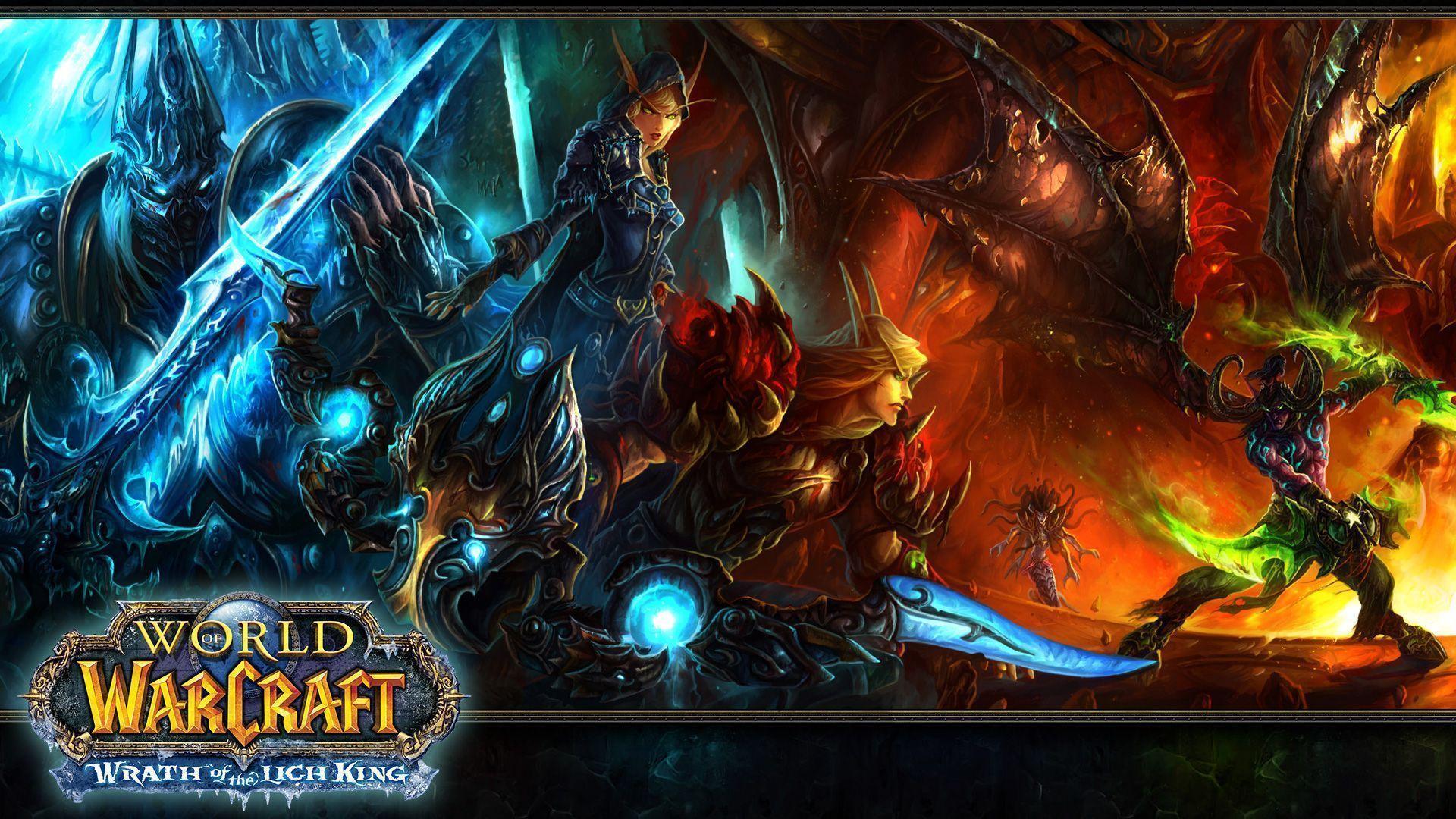 World Of Warcraft Alliance vs Horde Widescreen Backgrounds