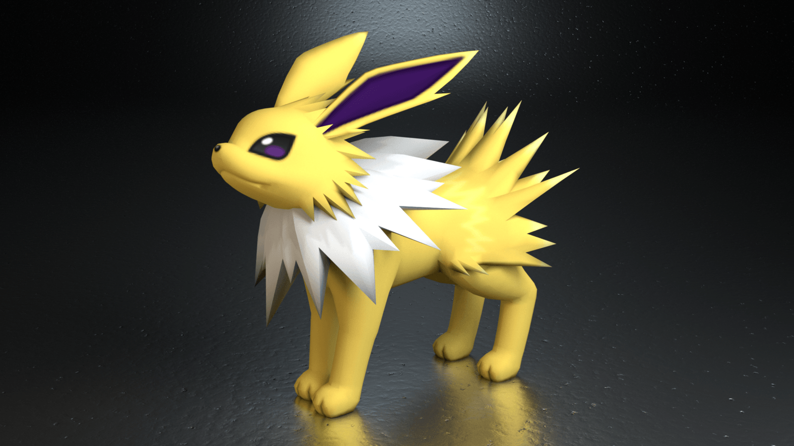 135. Jolteon by TheAdorableOshawott