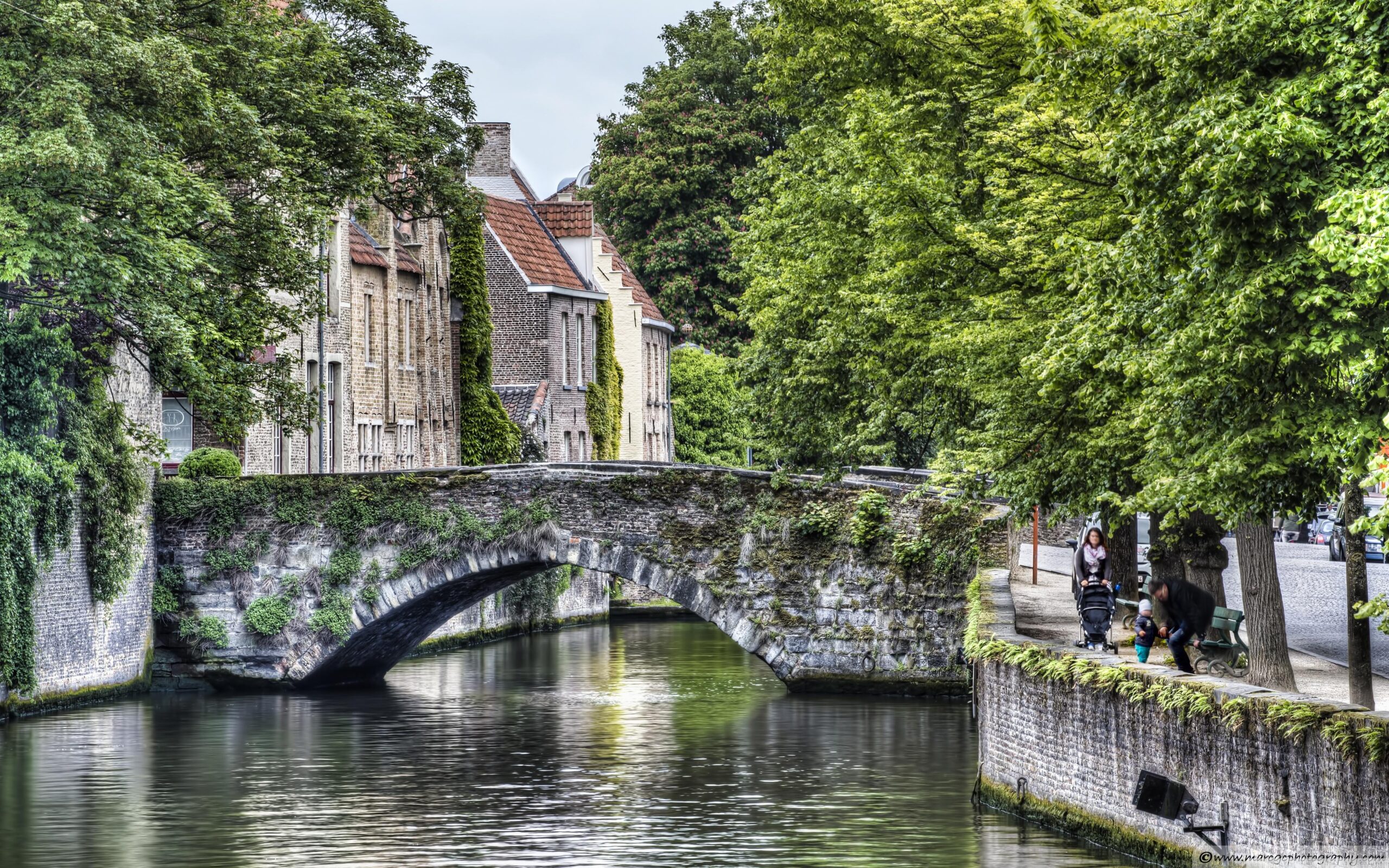 Meestraat Bridge in Bruges ❤ 4K HD Desktop Wallpapers for 4K Ultra HD TV