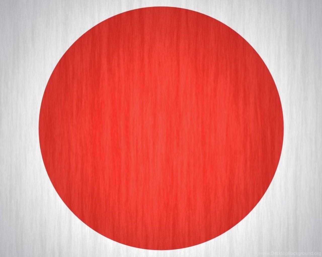 Download Wallpapers Japan, Flag, Circle, Ball, Shape