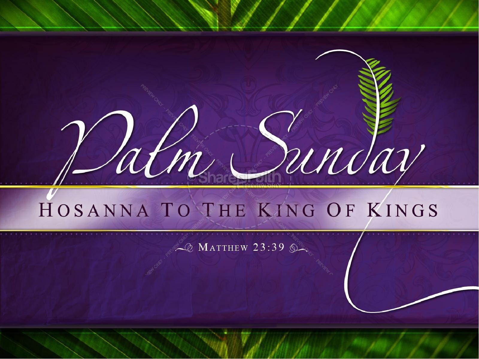 Palm Sunday Church Newsletter Template Template