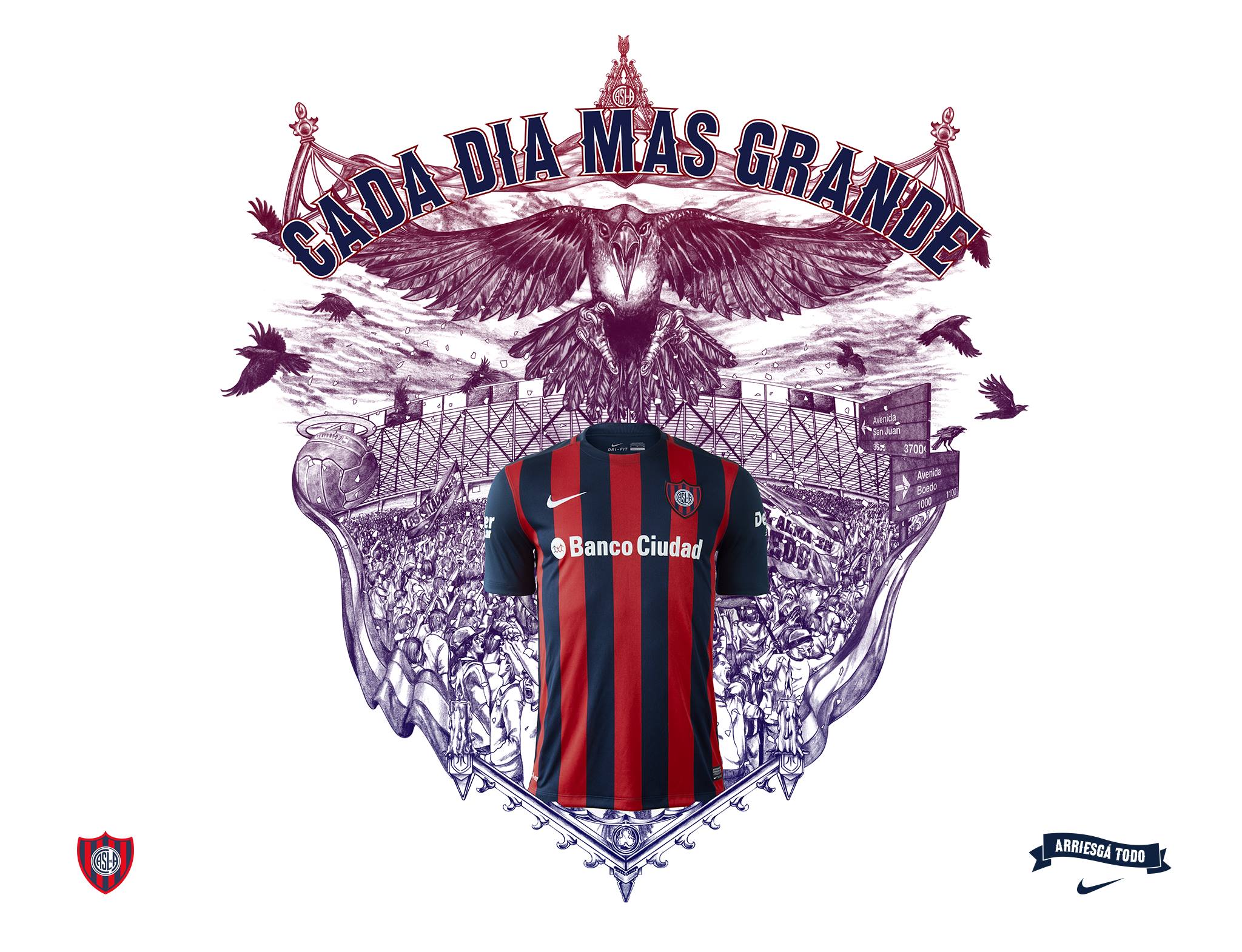 San Lorenzo, con nueva marca y camisetas renovadas este 2015