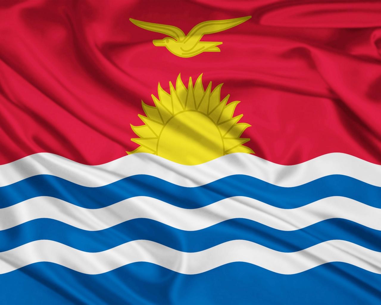 Kiribati Flag desktop PC and Mac wallpapers