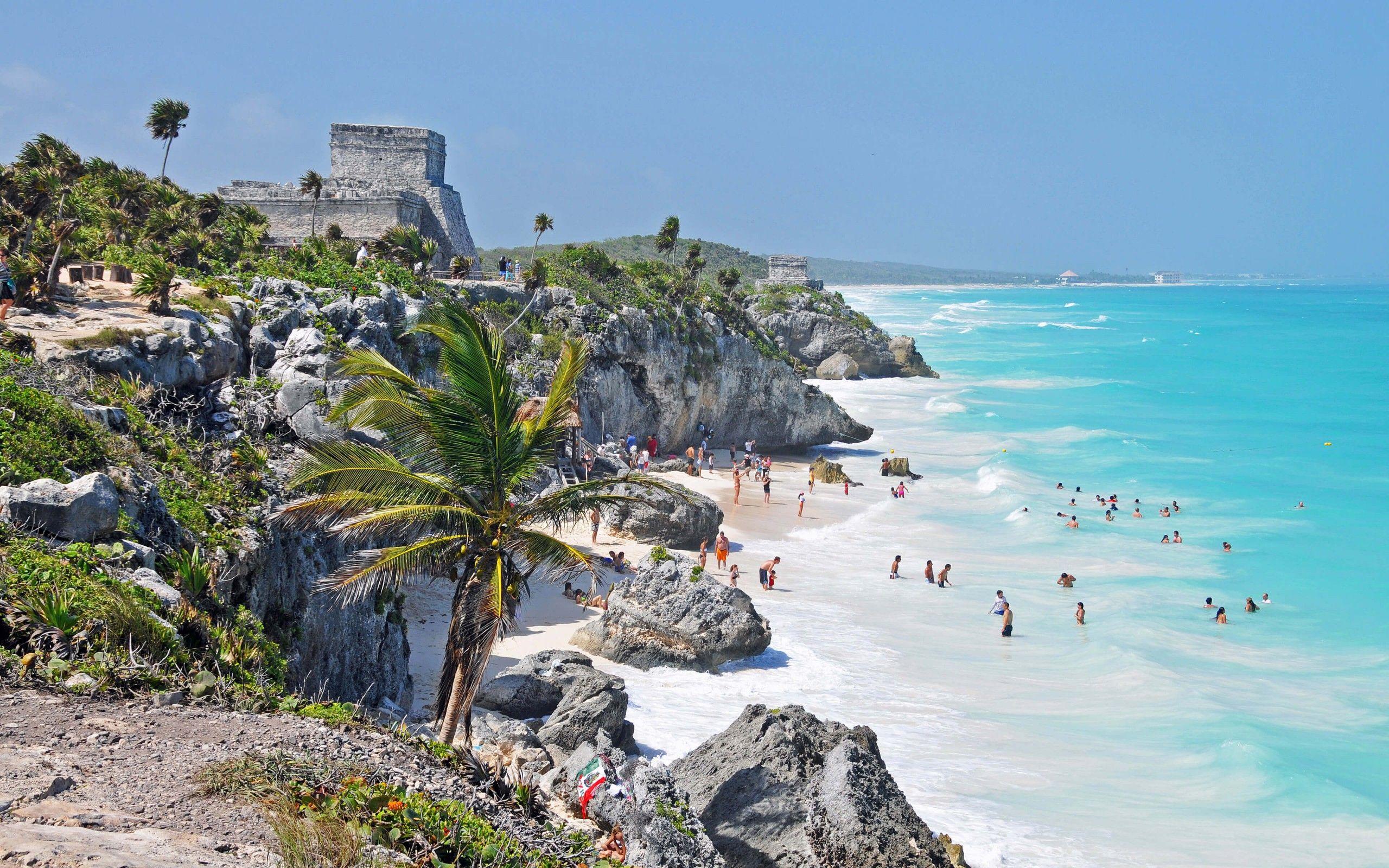 Download Beach near El Castillo, Tulum, Riviera Maya