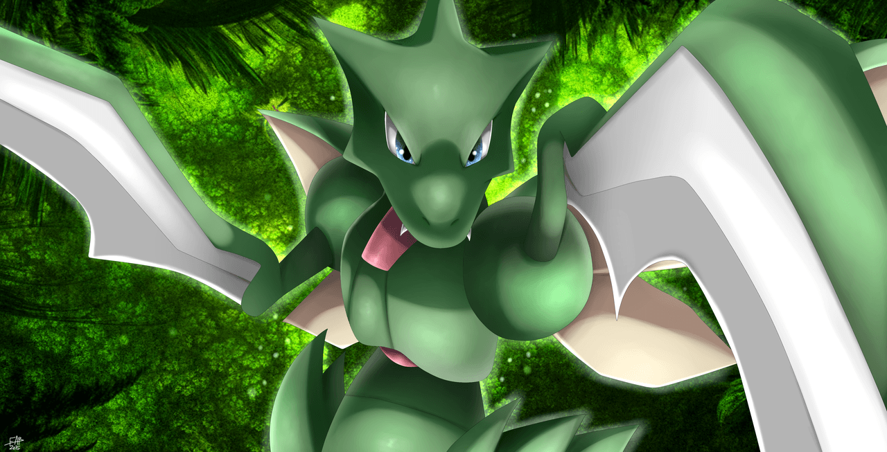 Shiny Scyther by ShinyhunterF