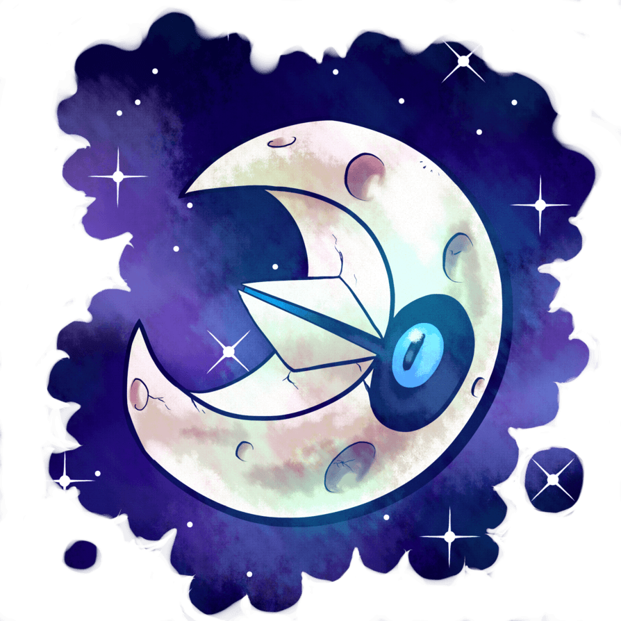 Shiny Lunatone by PatHawk