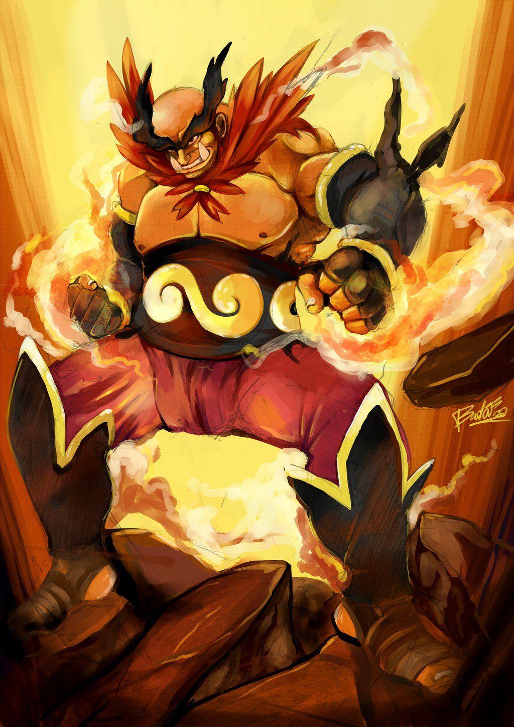 gijinka Emboar by badafra