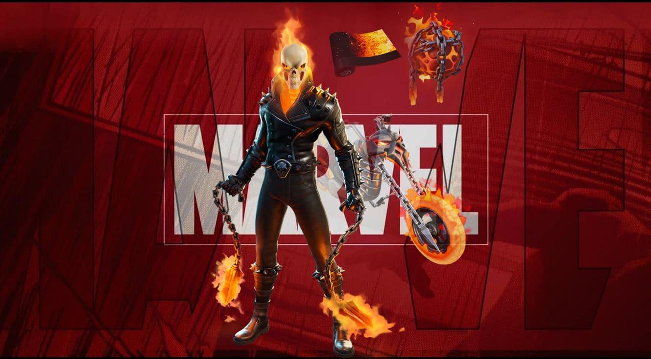 Ghost Rider Fortnite wallpapers