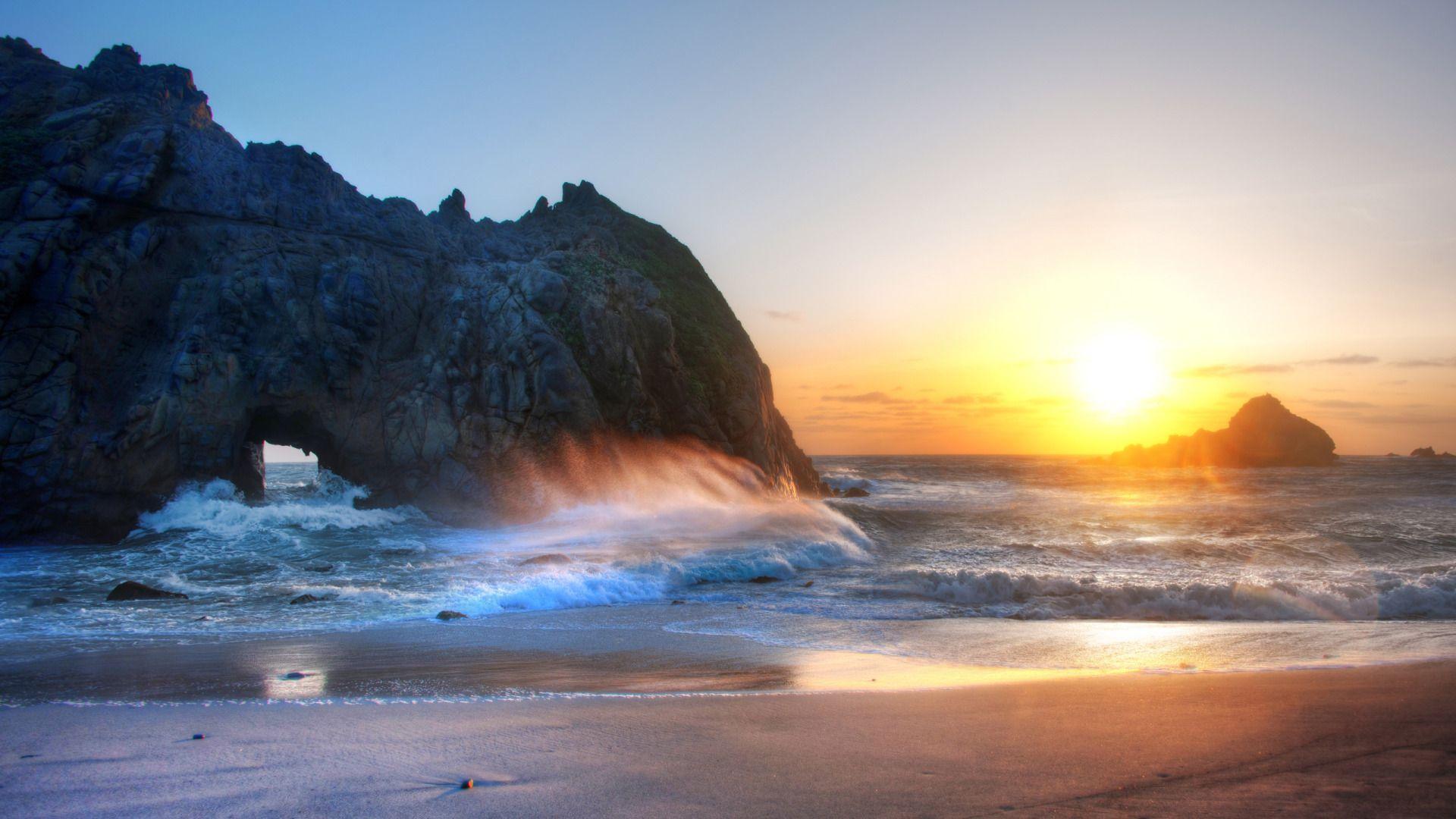 Big Sur Sunset widescreen wallpapers