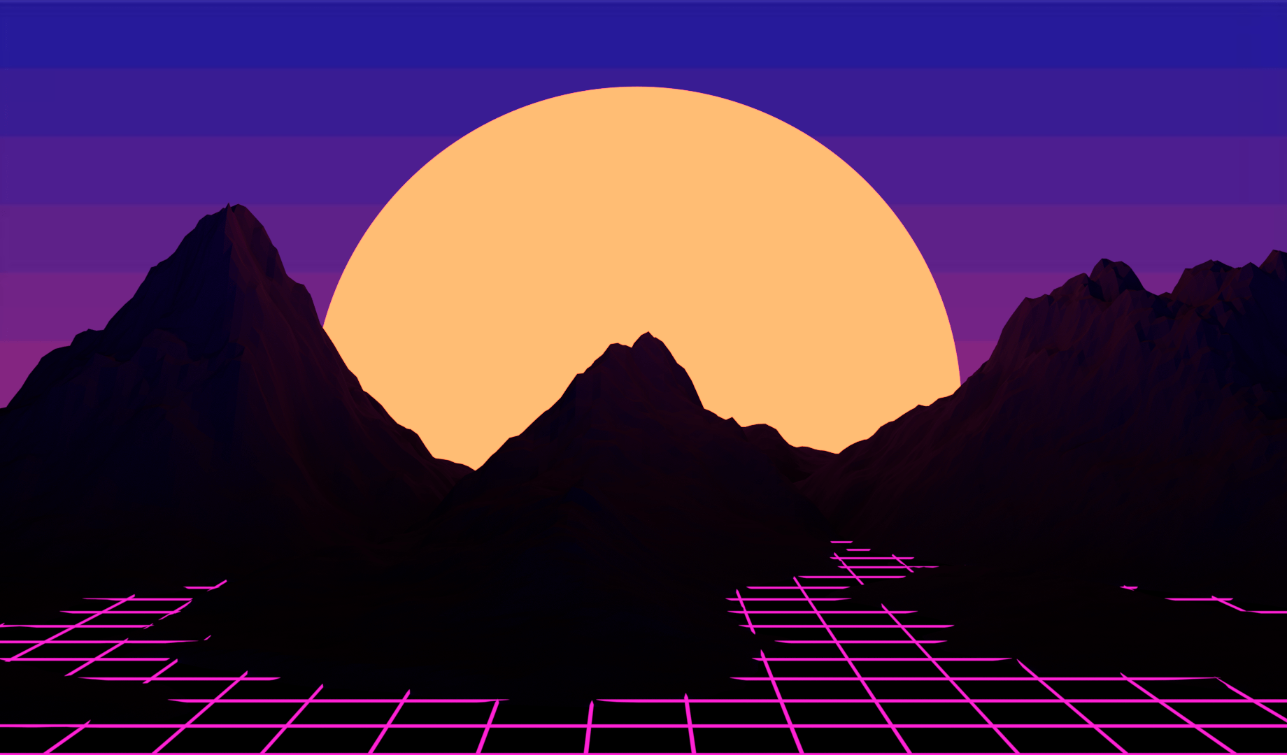 Critique] 80’s Retro Wallpapers : blender