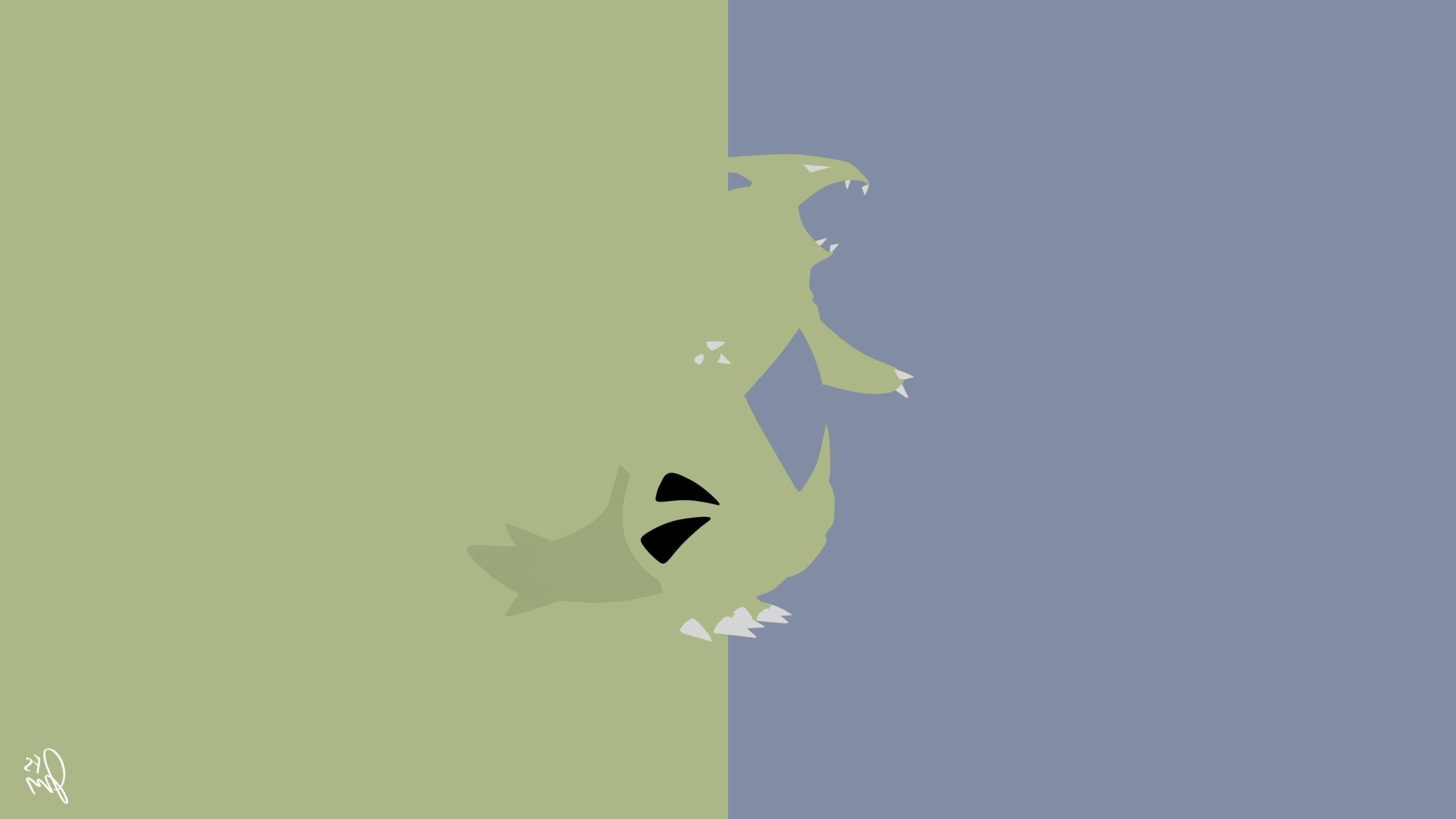 Tyranitar, Pokémon, Pokemon Second Generation, Minimalism Wallpapers