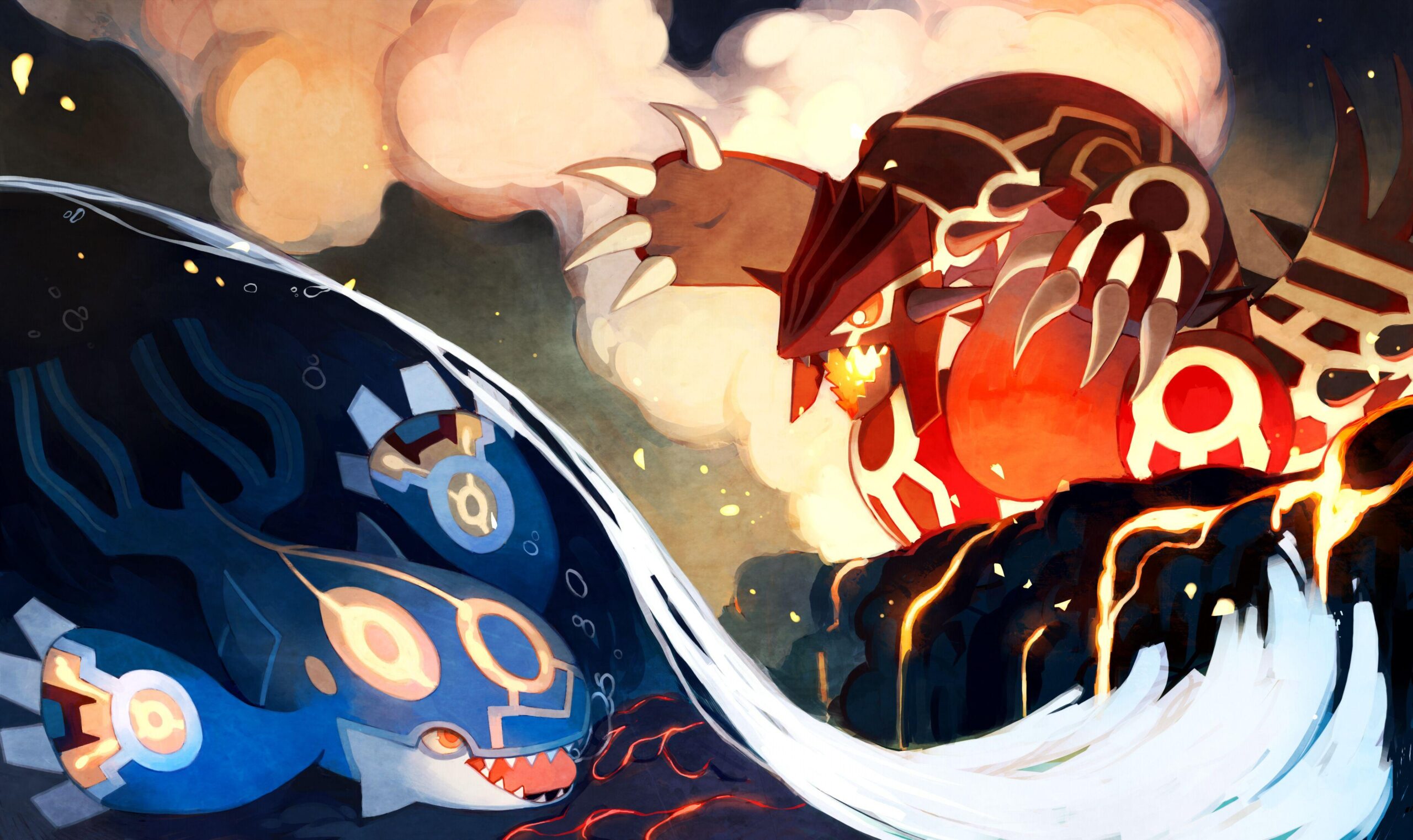 Kyogre vs Groudon Wallpapers