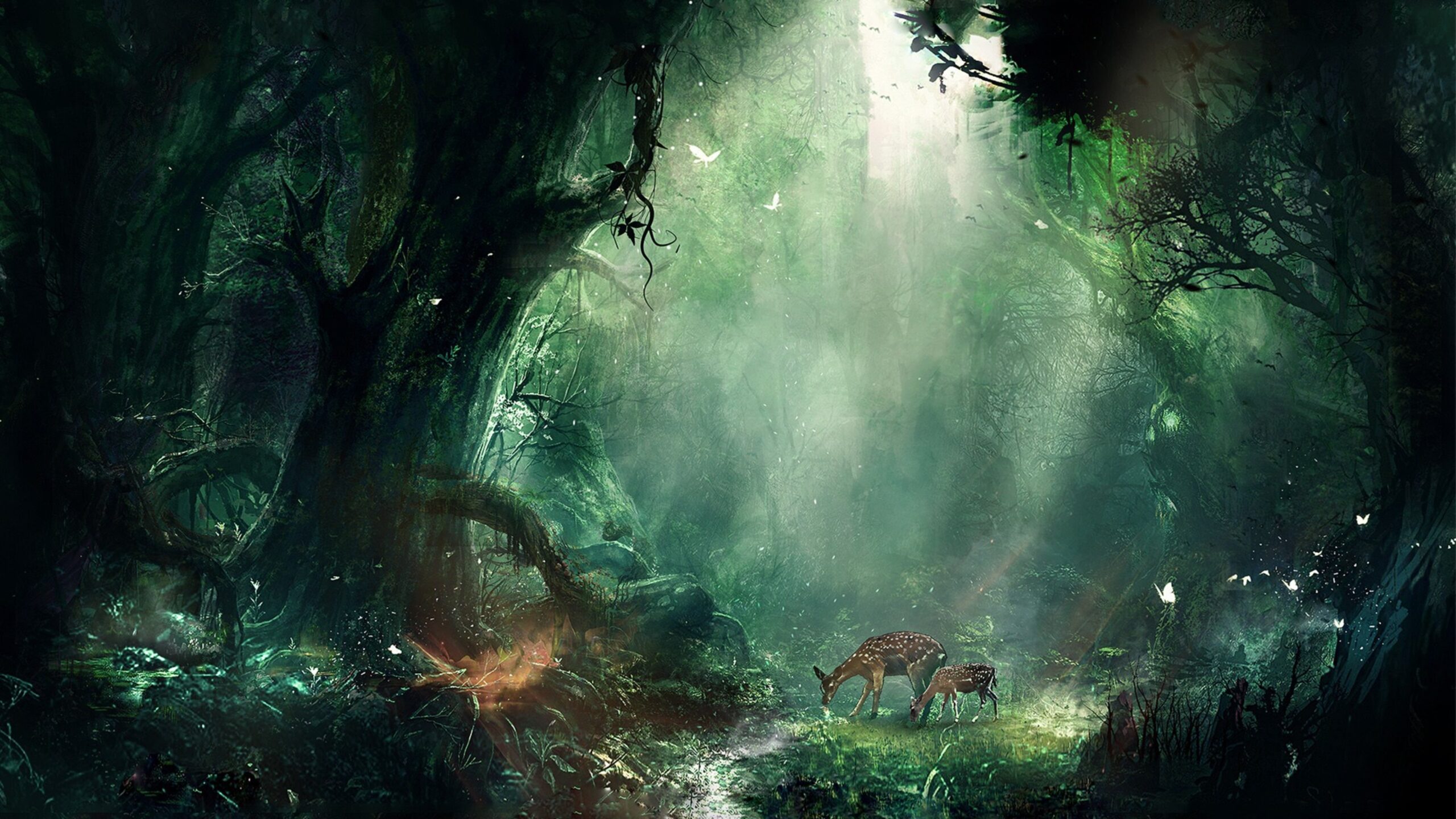 Bambi Jungle, HD Creative, 4k Wallpapers, Image, Backgrounds