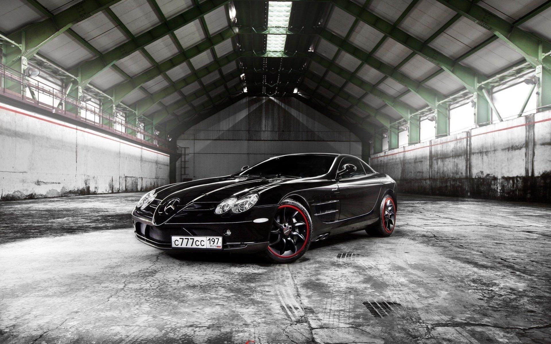 Mercedes Benz SLR McLaren Rims Red Line HD Wallpapers