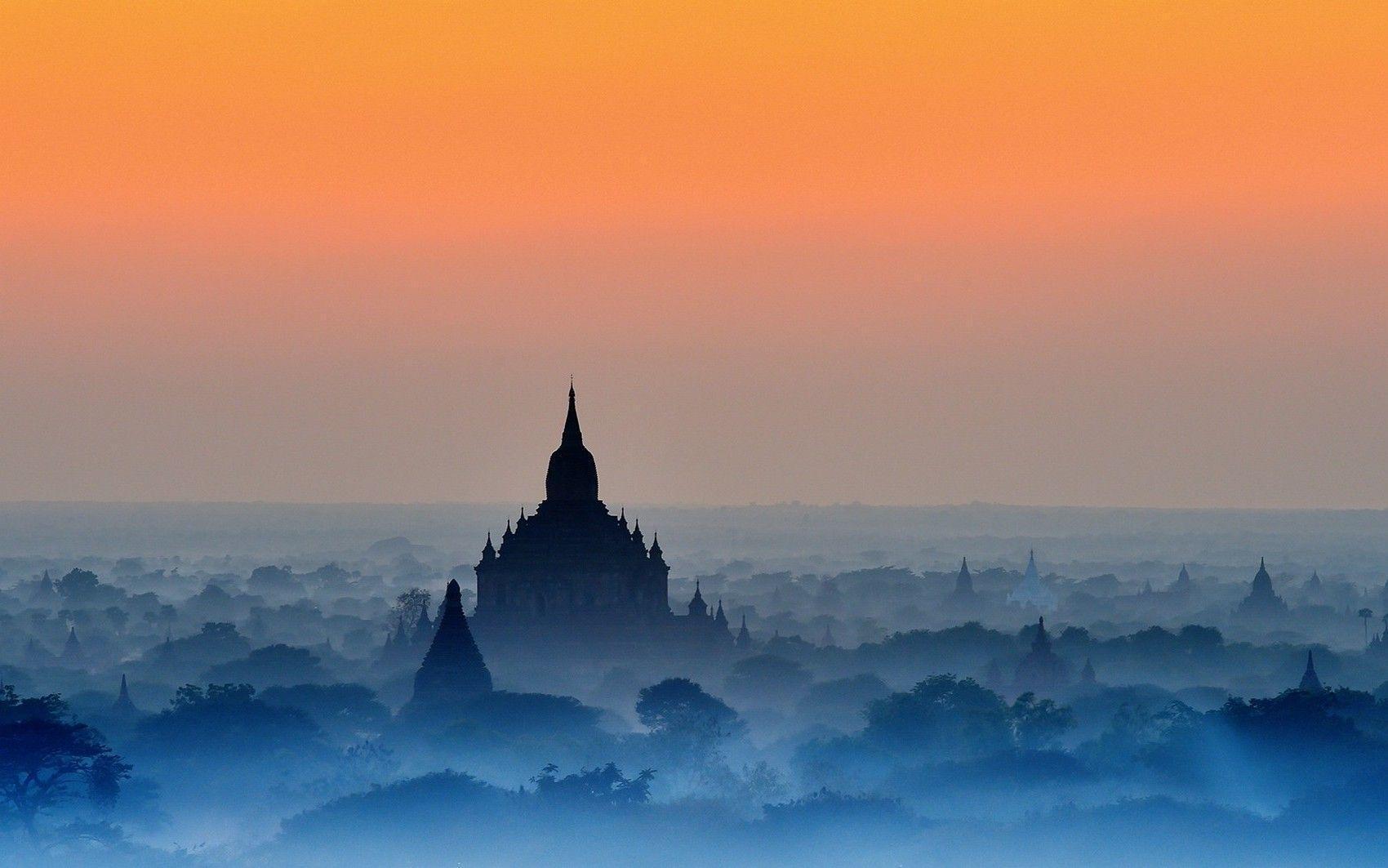 Weerapong Chaipuck, Bagan, Burma, Myanmar, Stars, Space, Sky, Long