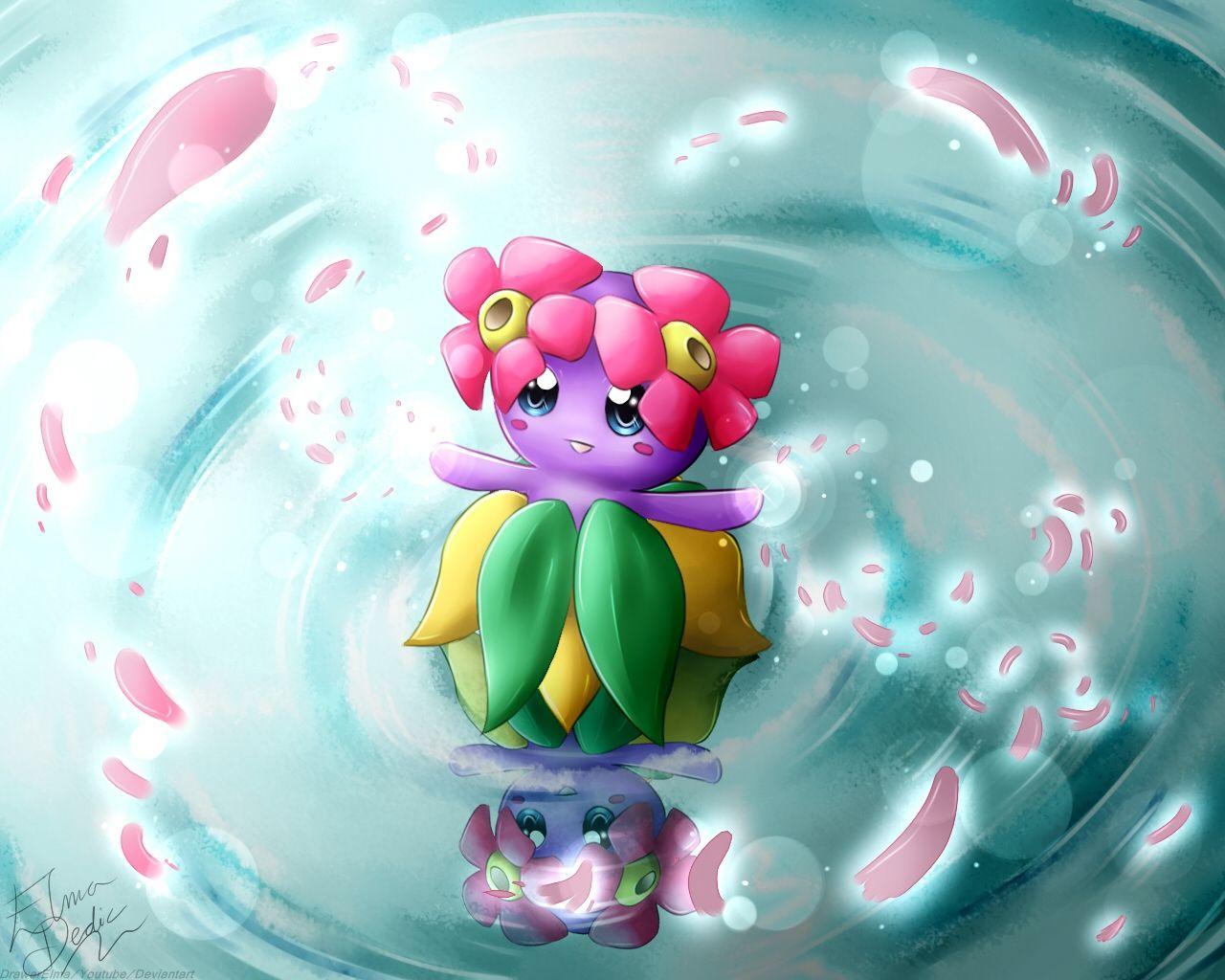 Shiny Bellossom DeviantART by DrawerElma.