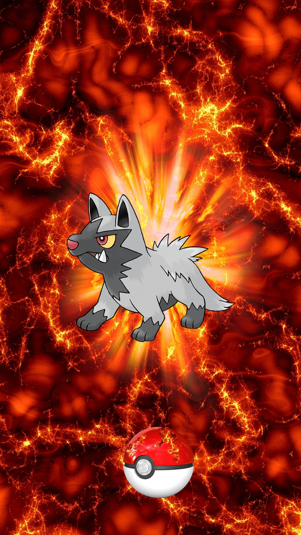 261 Fire Pokeball Poochyena Pochiena 27 Egg