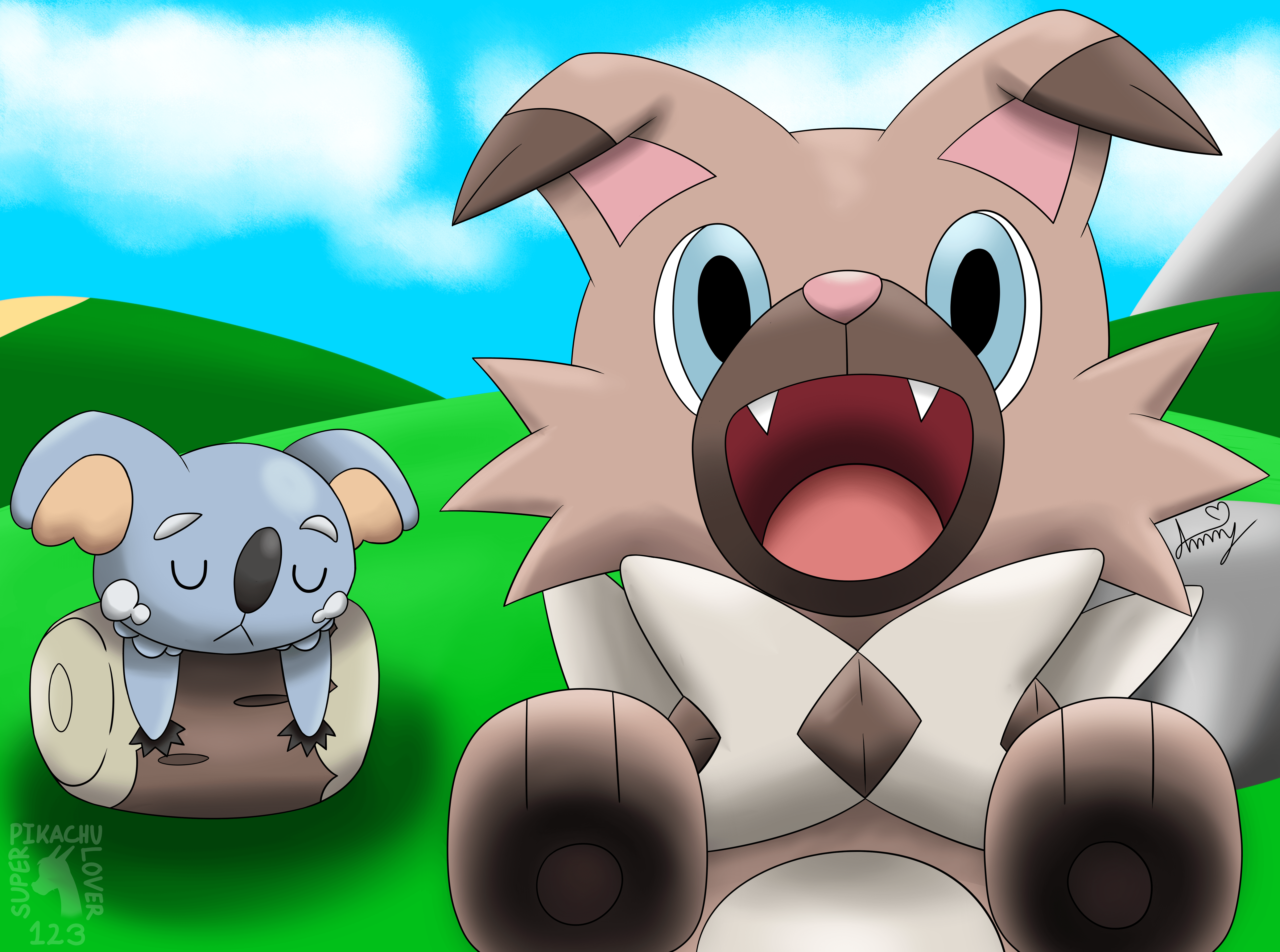 px Rockruff Wallpapers