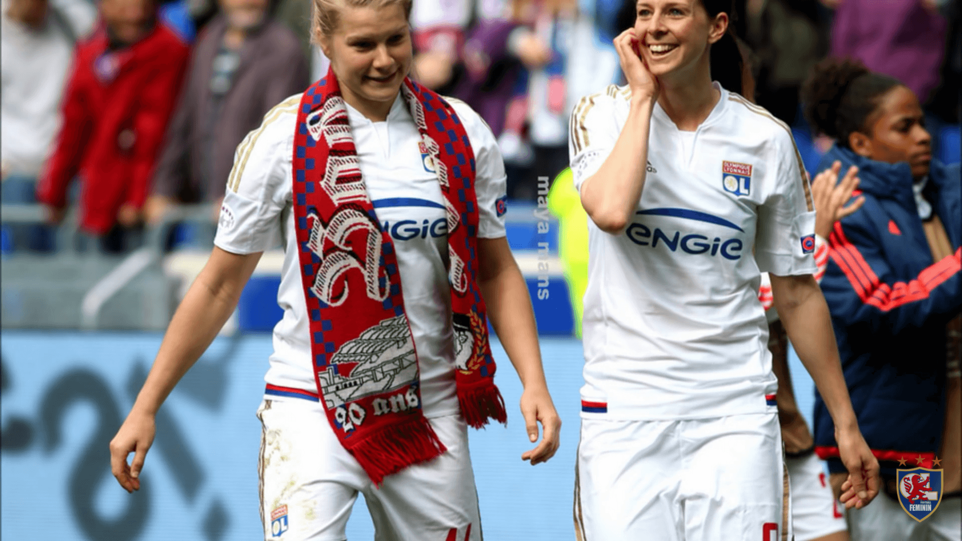 Ada Hegerberg and Lotta Schelin