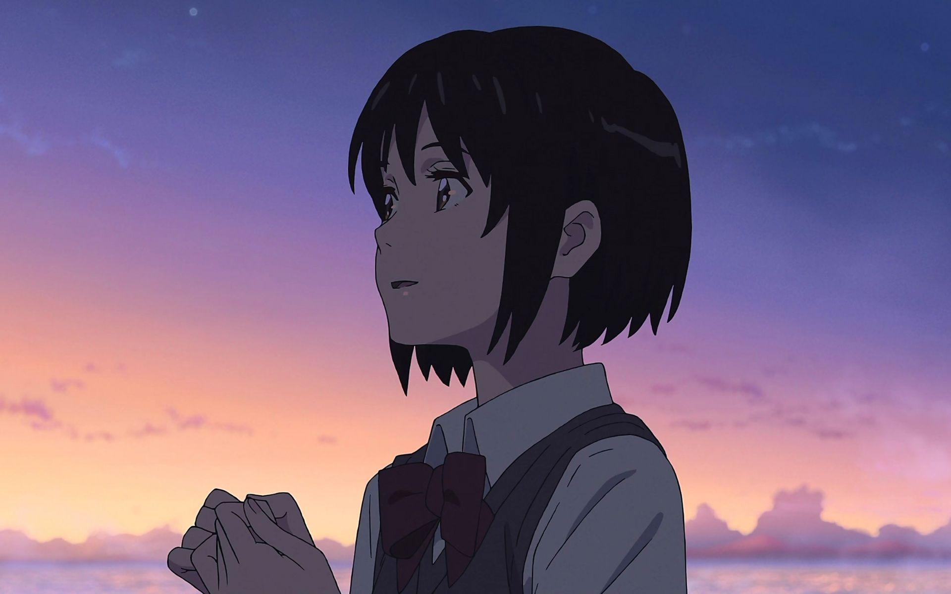 Downaload Cute, Mitsuha Miyamizu, Kimi no Na wa., animated movie