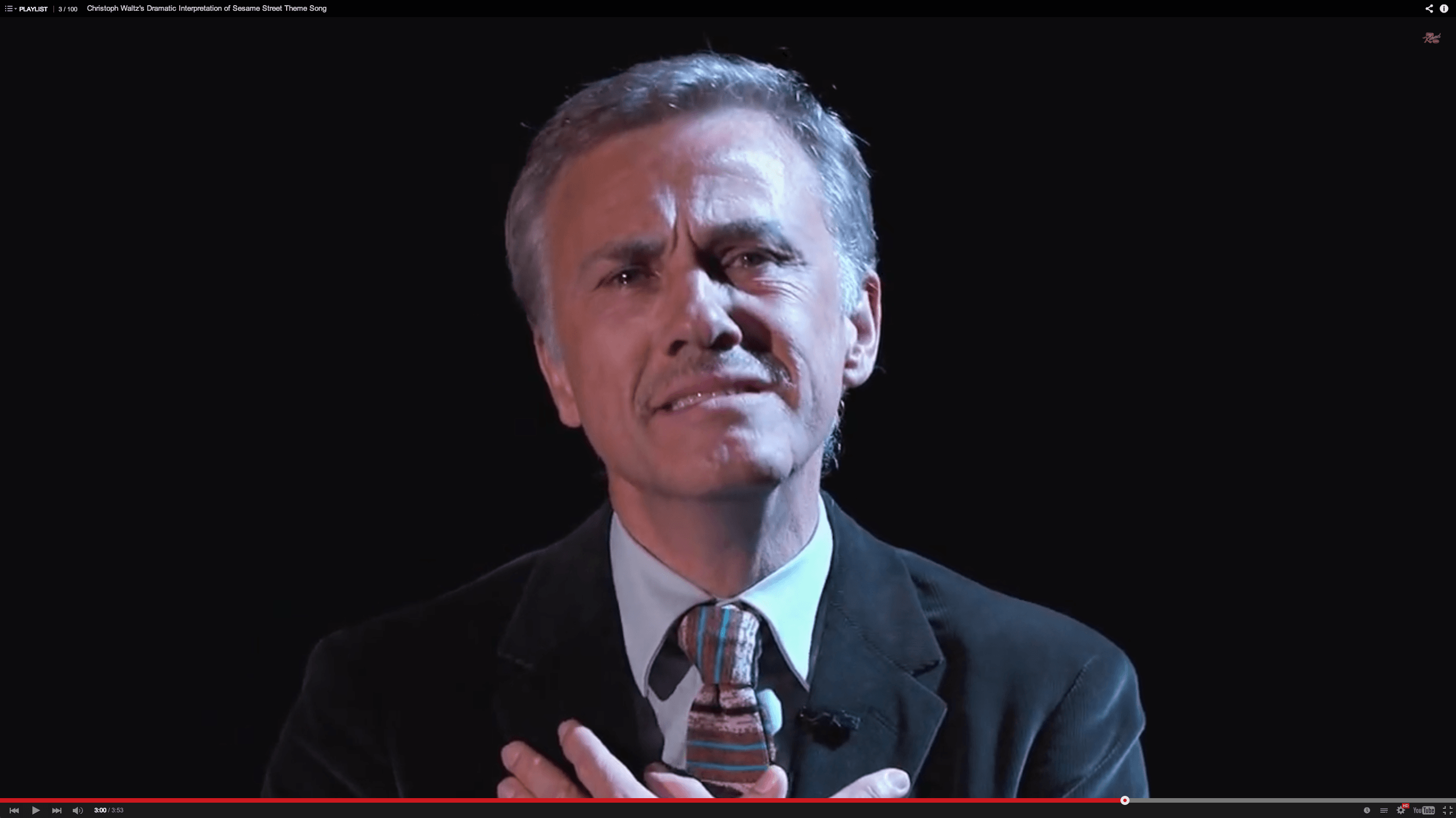 Watch Christoph Waltz Conjure Darkness From ‘Sesame Street