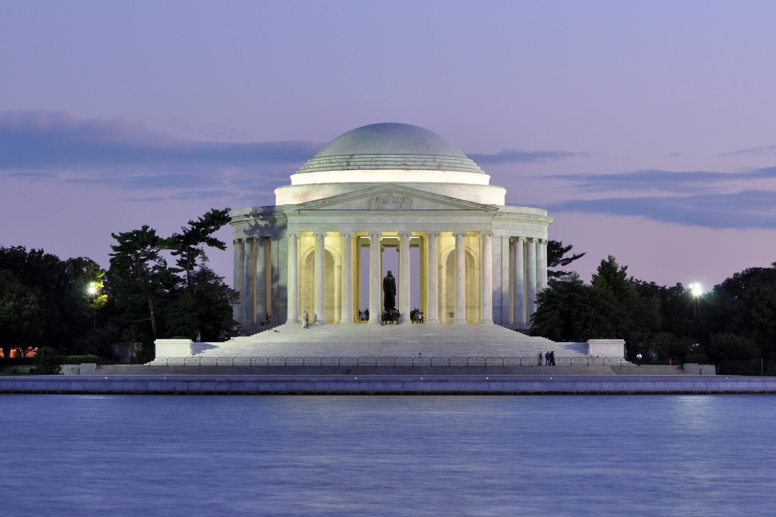 File:Jefferson Memorial At Dusk 1