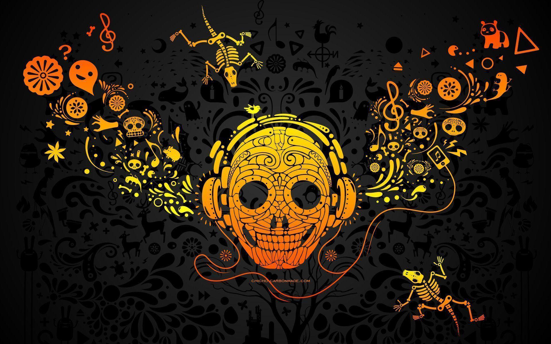 Day Of The Dead Skull Wallpapers