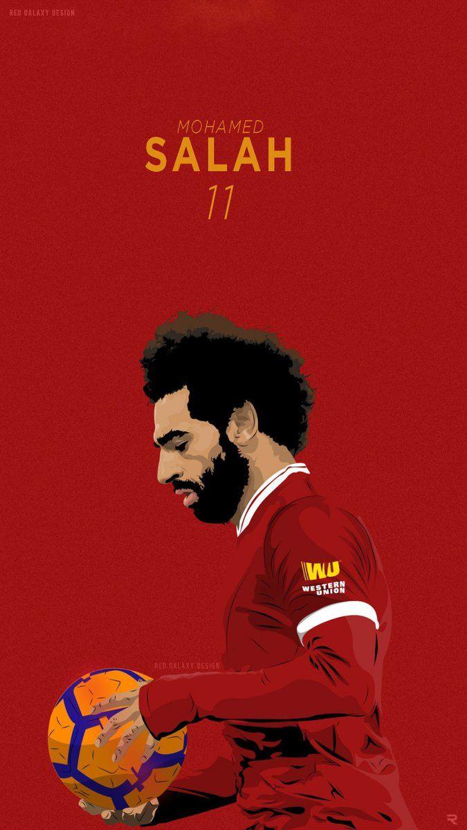 Red Galaxy Design on Twitter: Mohamed Salah