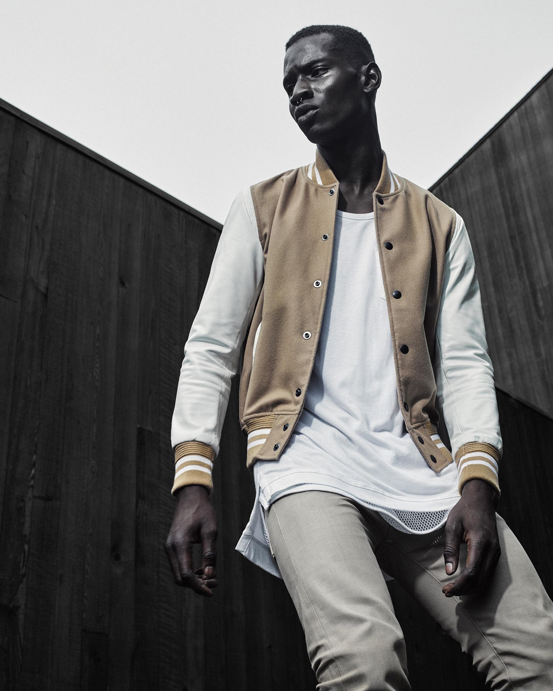 Model Adonis Bosso Fronts John Elliott + Co Fall/Winter 2015