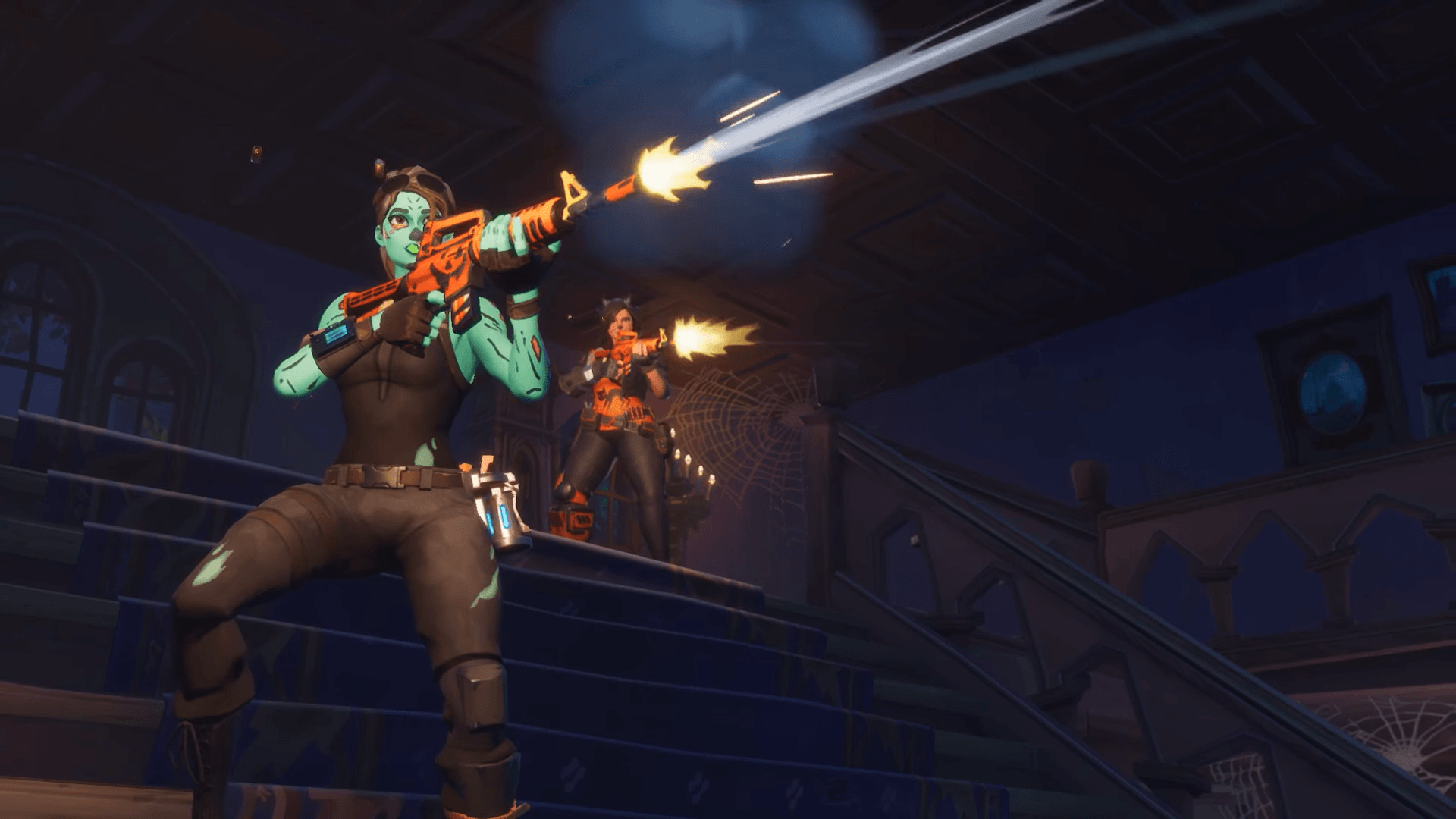 You can use Fortnite Battle Royale’s Halloween rocket launcher to