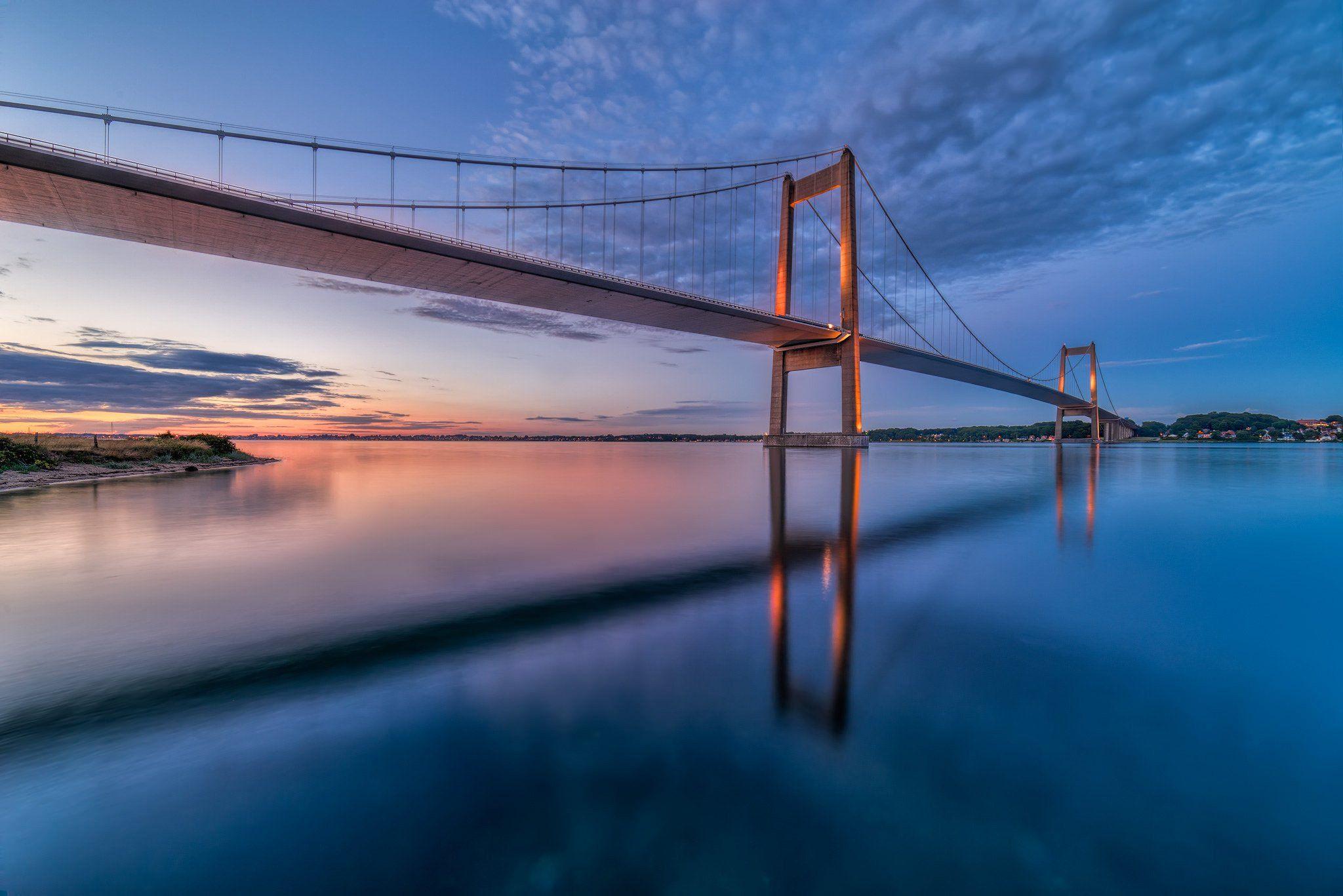 Little belt bridge hdr denmark wallpapers