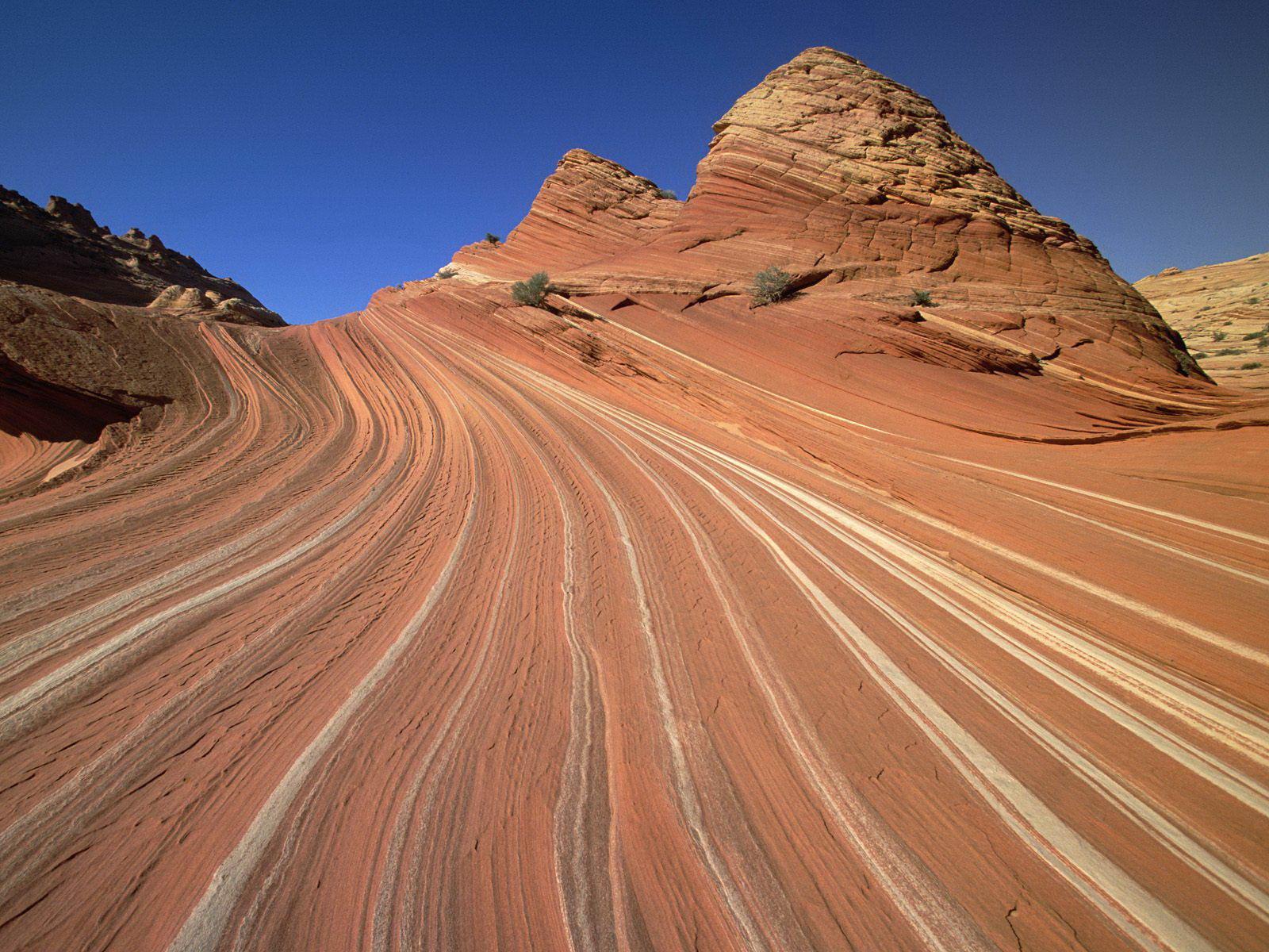 Sandstone patterns of petrified sand dunes free desktop backgrounds