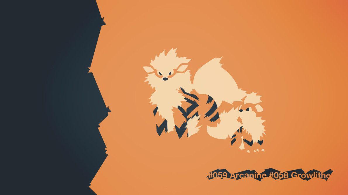 059 Arcanine 058 Growlithe by EYEofXANA