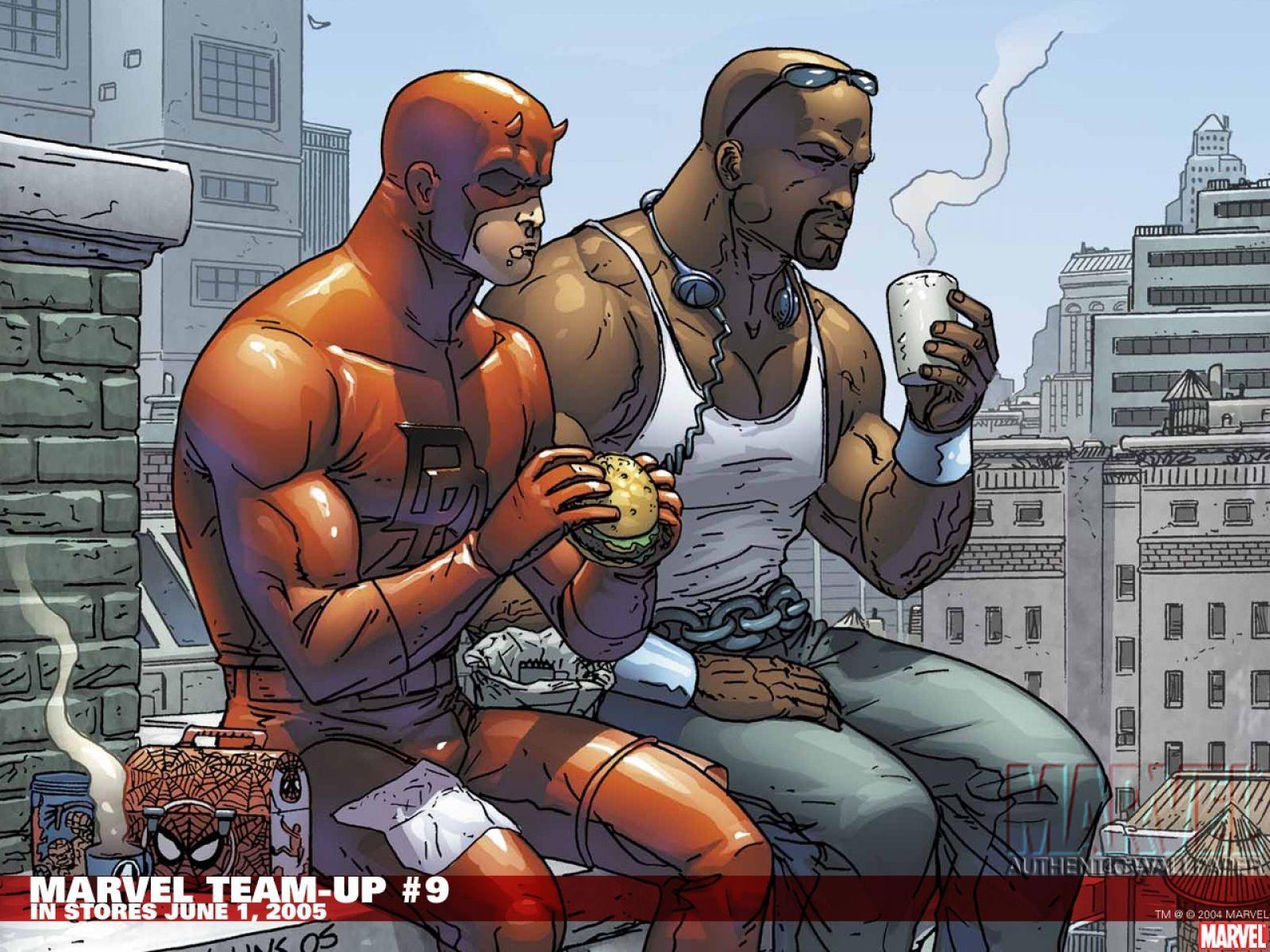 Daredevil with Luke Cage Wallpapers at Wallpaperist