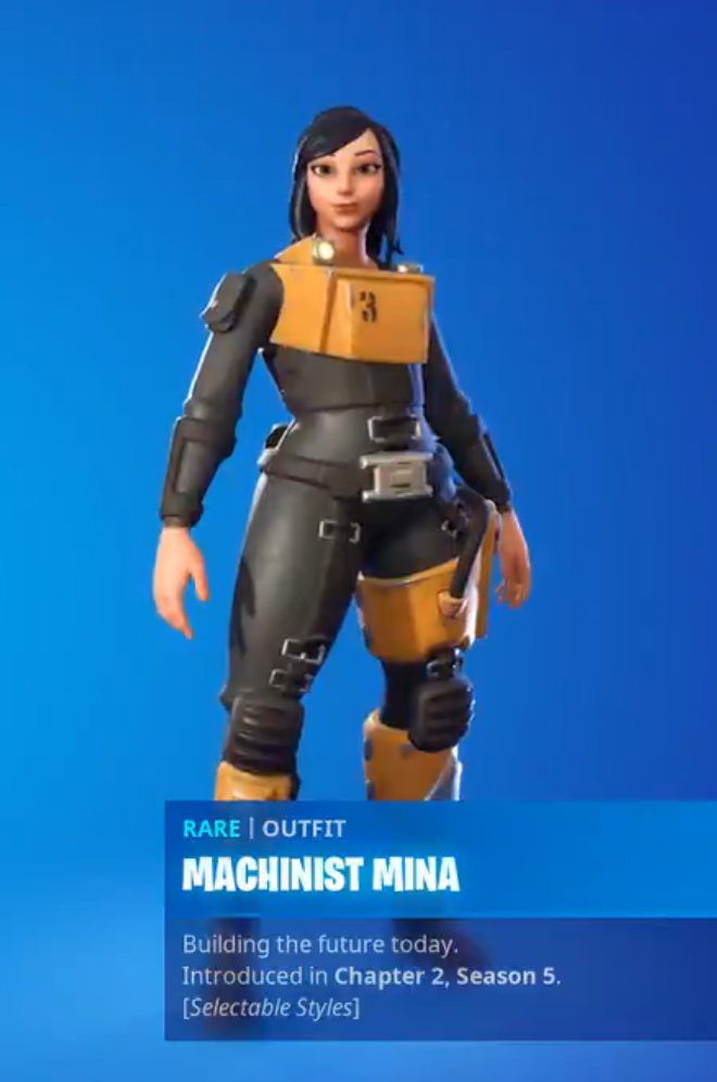 Machinist Mina Fortnite wallpapers